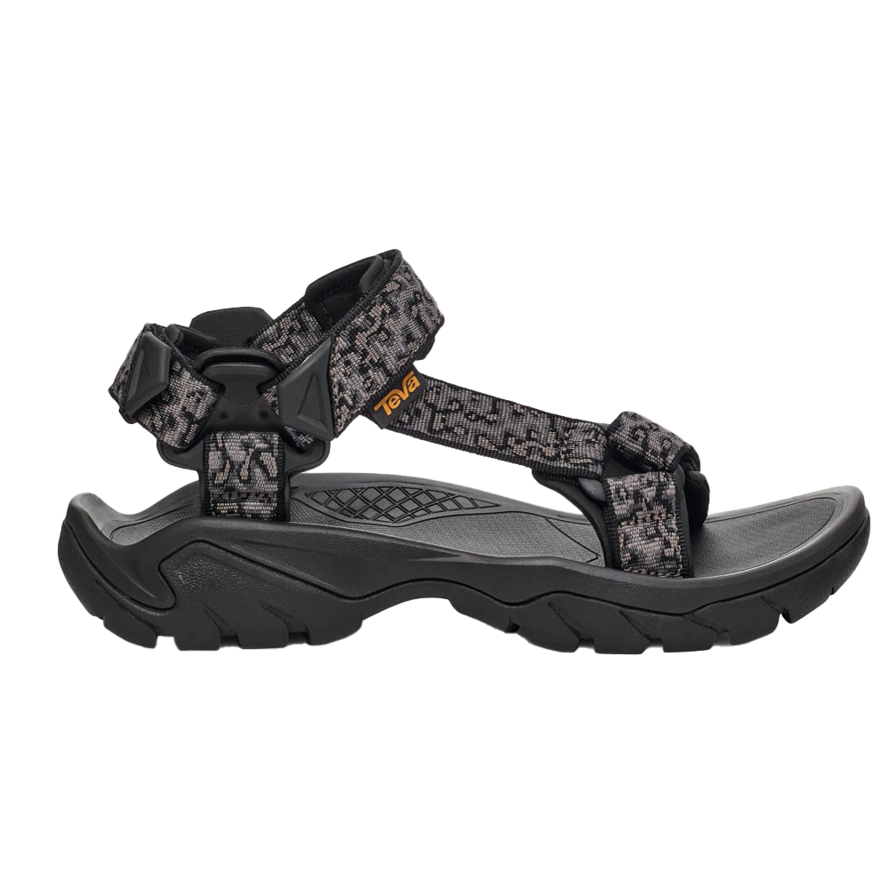 Men's Teva Terra FI 5 Universal Hiking Sandal Color: Magma Black/ Grey  2