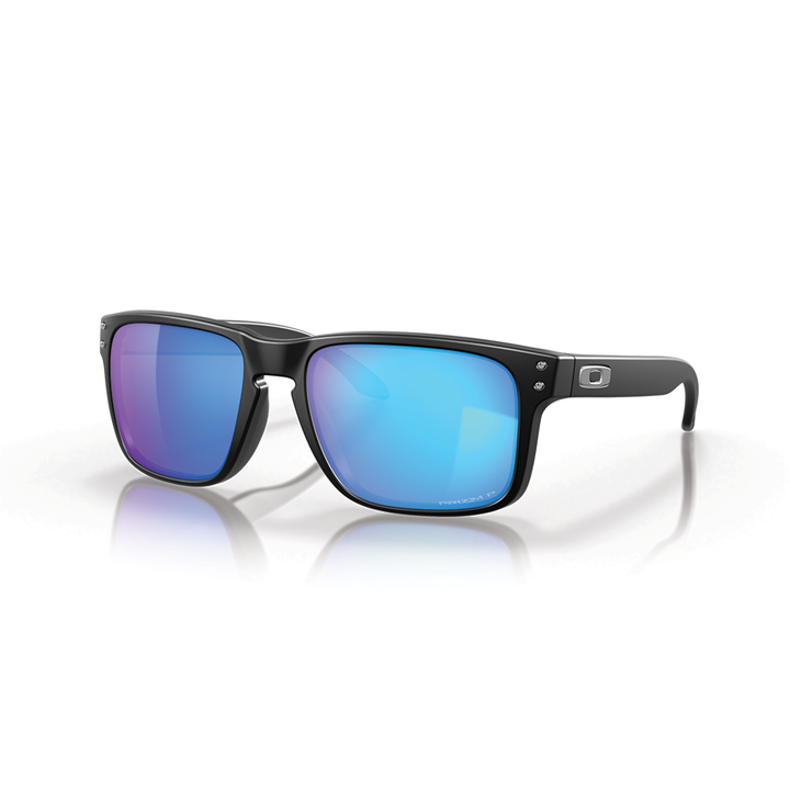 Oakley Holbrook Color: Prizm Sapphire Polarized Lenses, Matte Black Frame