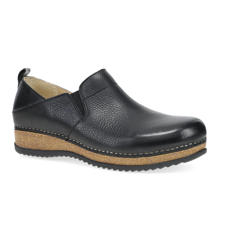 Women's Dansko Meara Clog Color: Black Waxy Milled  1