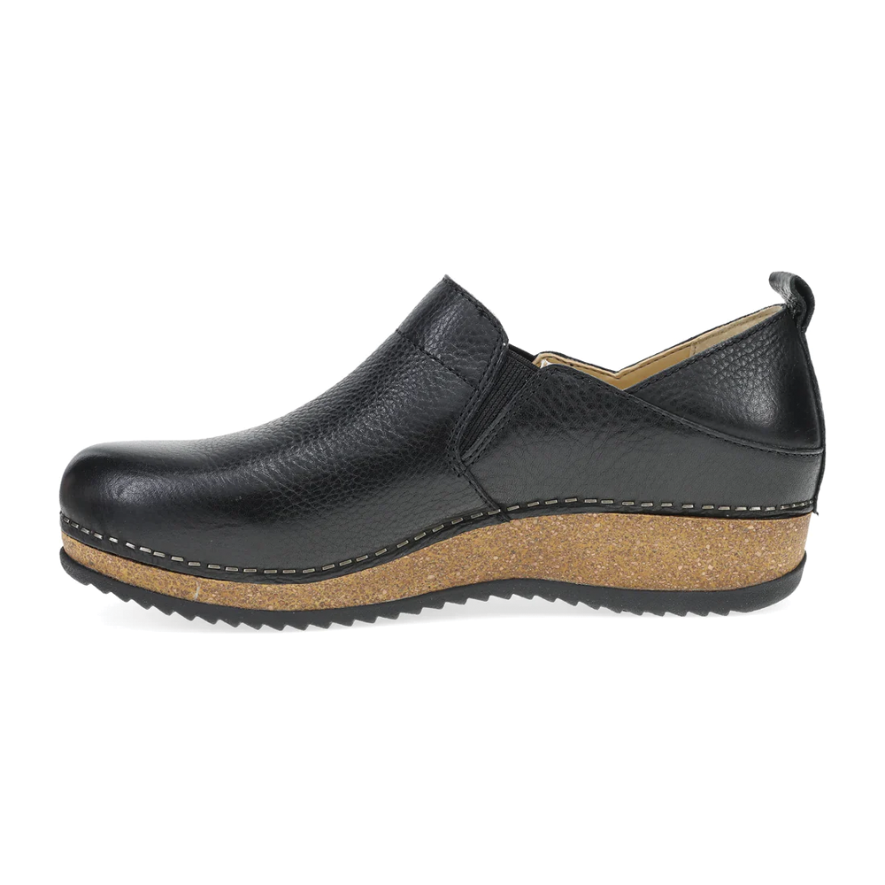 Women's Dansko Meara Clog Color: Black Waxy Milled  2