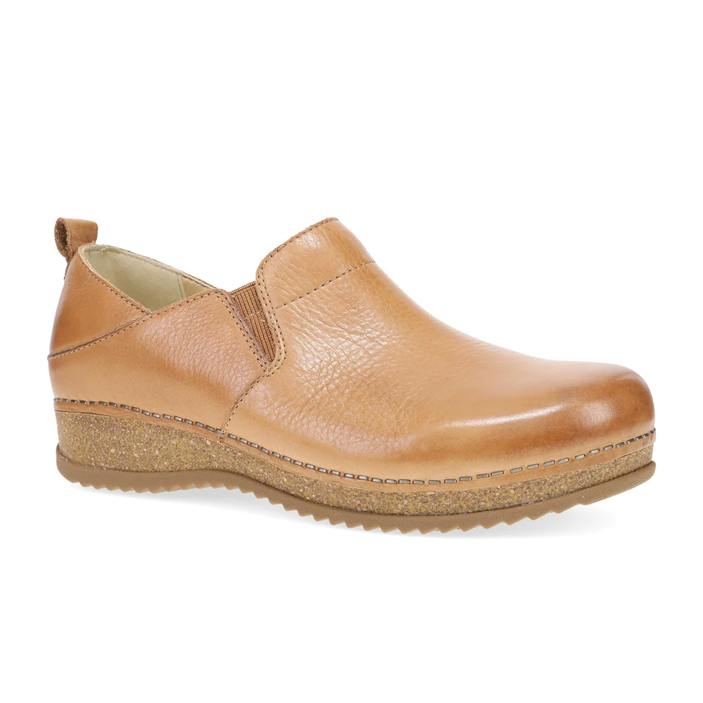 Women's Dansko Meara Clog Color: Tan Waxy Milled  1