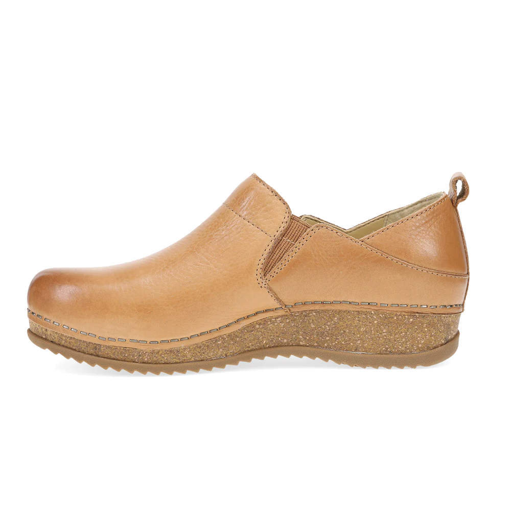 Women's Dansko Meara Clog Color: Tan Waxy Milled  2