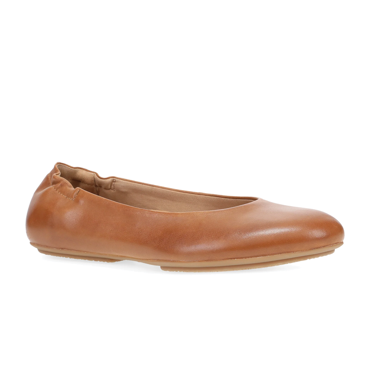 Women's Dansko Mollie Flat Color: Luggage Nappa 1