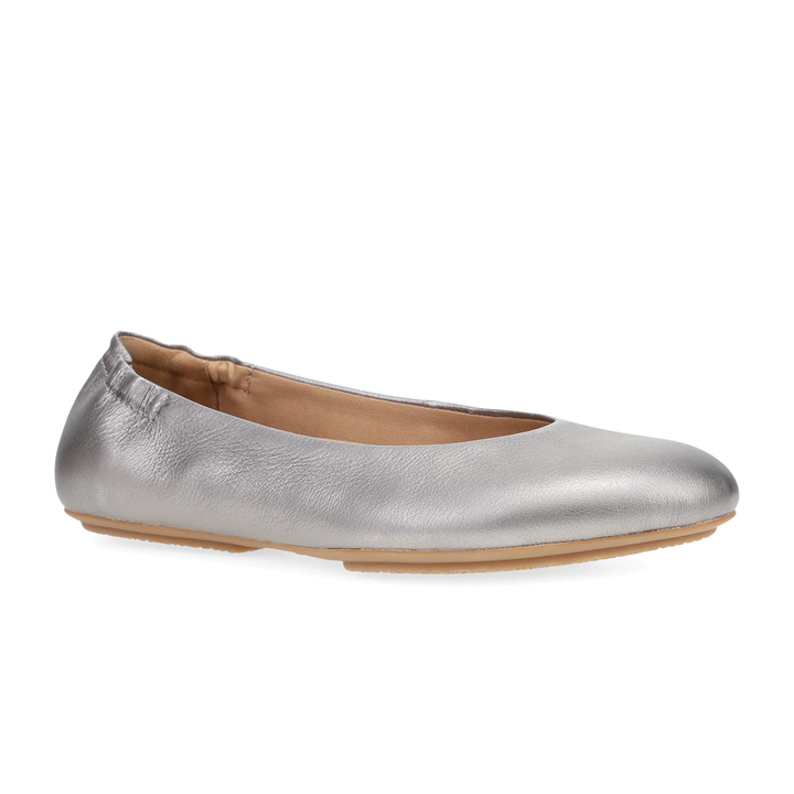 Women's Dansko Mollie Flat Color: Pewter Metallic 1