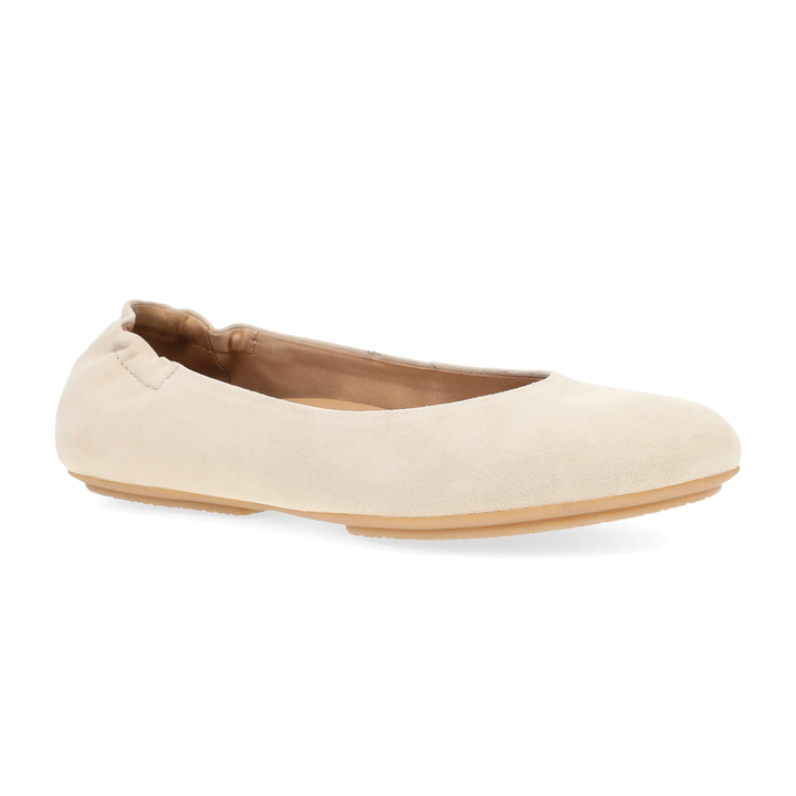 Women's Dansko Mollie Flat Color: Sand Suede 1