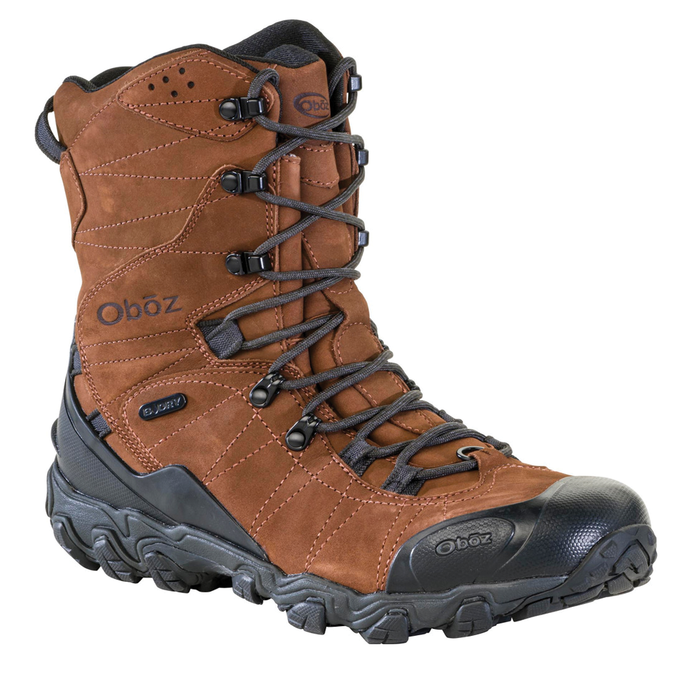 Men's Oboz Bridger 10" Insulated Waterproof Color: Grizzly  1