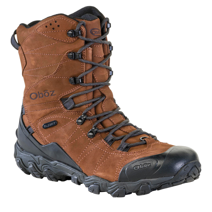 Men's Oboz Bridger 10" Insulated Waterproof Color: Grizzly  1