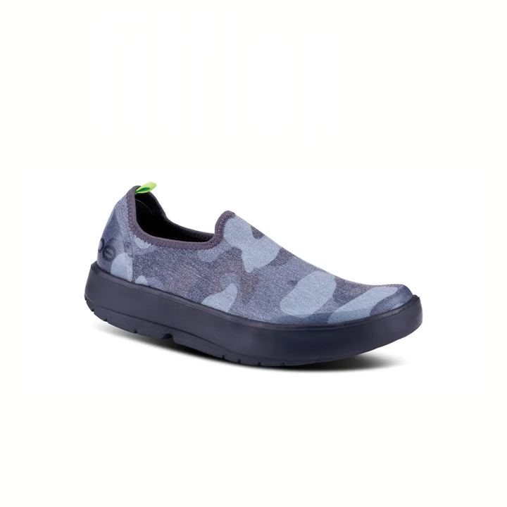 Women's Oofos OOmg eeZee Low Shoe Color: Grey Camo 1