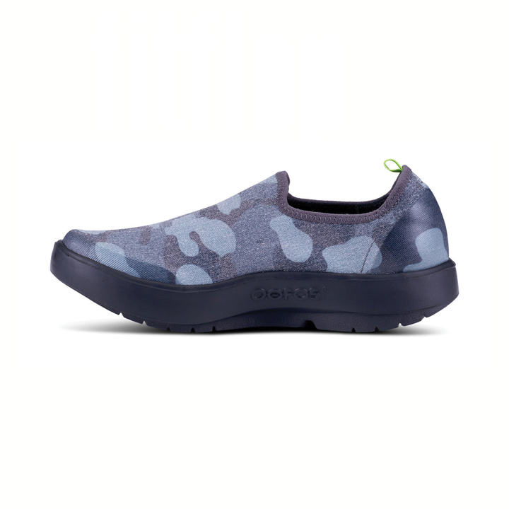 Women's Oofos OOmg eeZee Low Shoe Color: Grey Camo 2