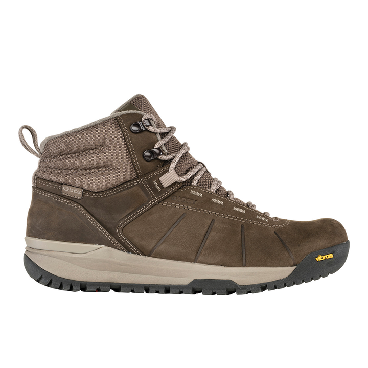 Men's Oboz Andesite II Mid Insulated Waterproof Color: Pebble Brown