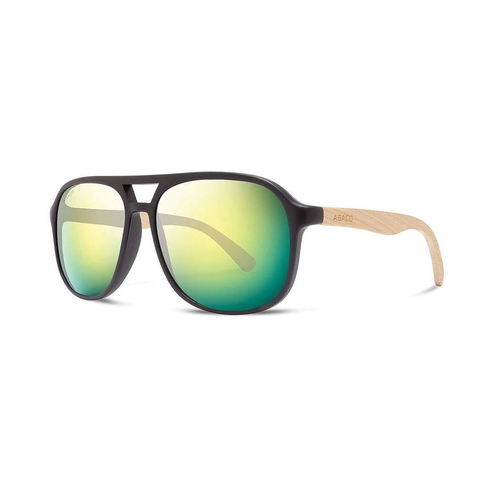 Abaco Polarized Pitbull Color: Matte Black/Citrus