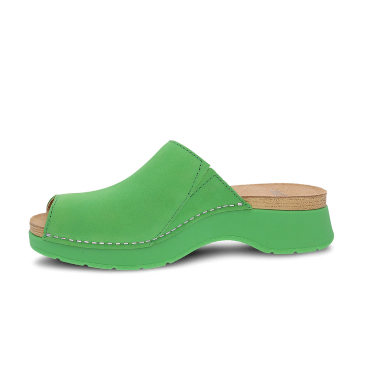 Women's Dansko Ravyn Sandal Color: Lime Milled Nubuck 2