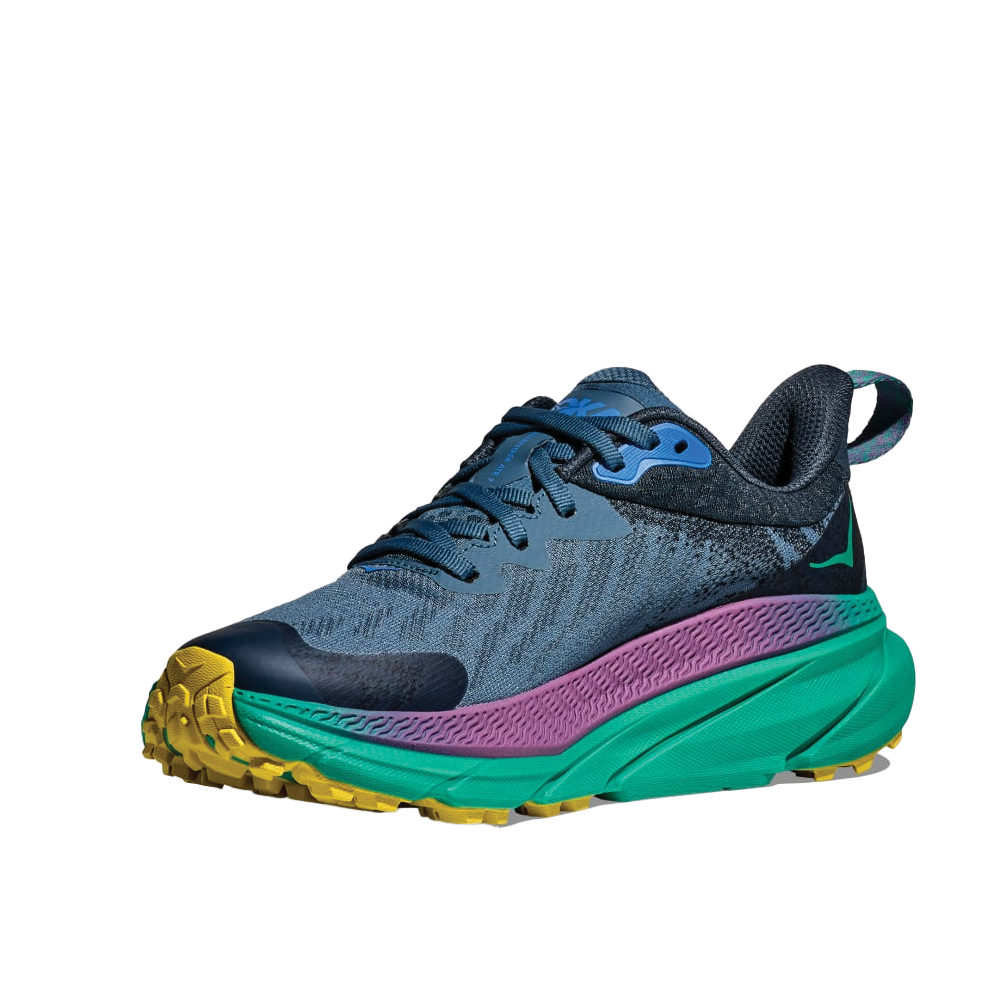 Women's Hoka Challenger 7 GTX Color: Real Teal / Tech Green