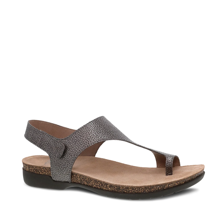 Women's Dansko Reece Color: Pewter Metallic Sandal 1