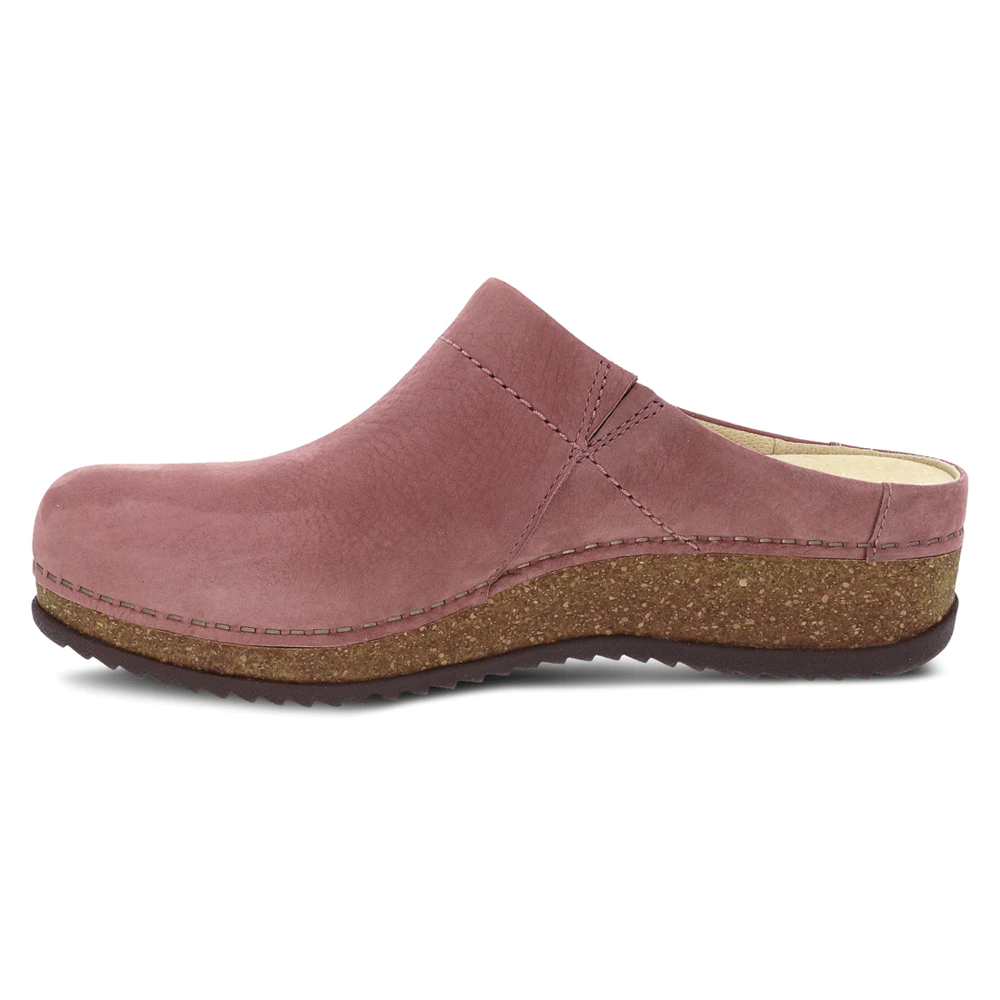 Women's Dansko Mariella Color: Rose Milled Nubuck Mule 2