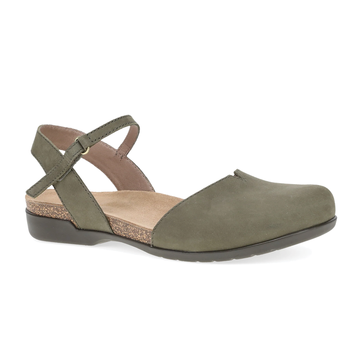 Women's Dansko Rowan Mary Jane Color: Ivy Milled Nubuck  1