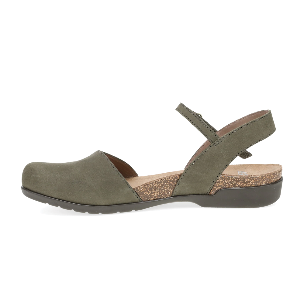 Women's Dansko Rowan Mary Jane Color: Ivy Milled Nubuck  2