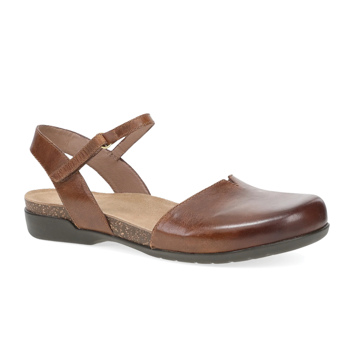 Women's Dansko Rowan Mary Jane Color: Tan Waxy Burnished  1