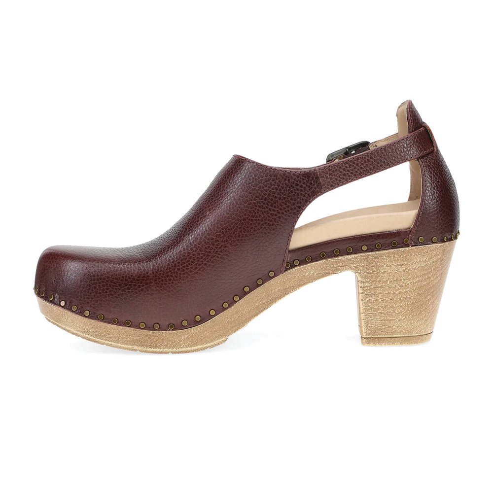 Women's Dansko Sassy Color: Cordovan Milled  2