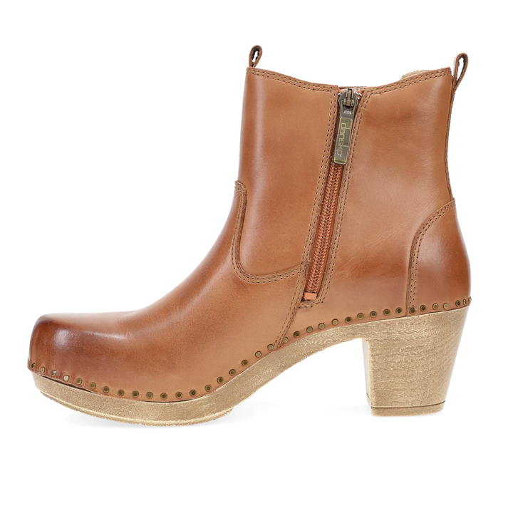 Women's Dansko Shayna Boot Color: Luggage Burnished Calf  2