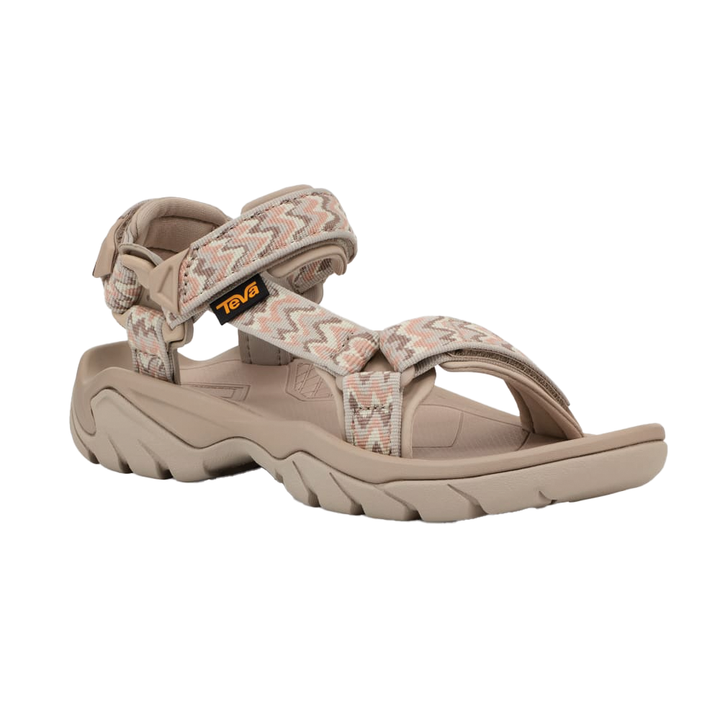 Women's Teva Terra FI 5 Universal Hiking Sandal Color: Shifting Layers Neutral  1