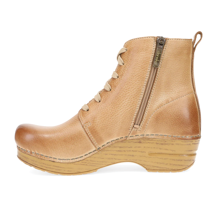 Women's Dansko Sigourney Boot Color: Honey Distressed  2