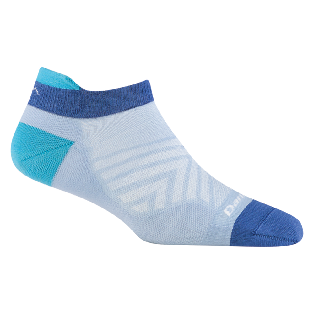 Women's Darn Tough Run No Show Tab No Cushion Ultra-Lightweight Running Sock Color: Sky