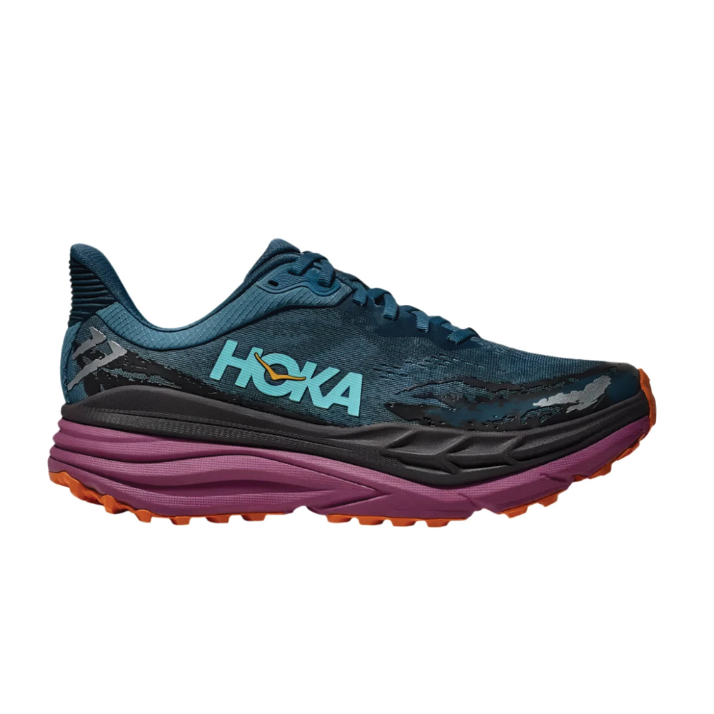 Women's Hoka Stinson 7 Color: Real Teal / Beet Root 1