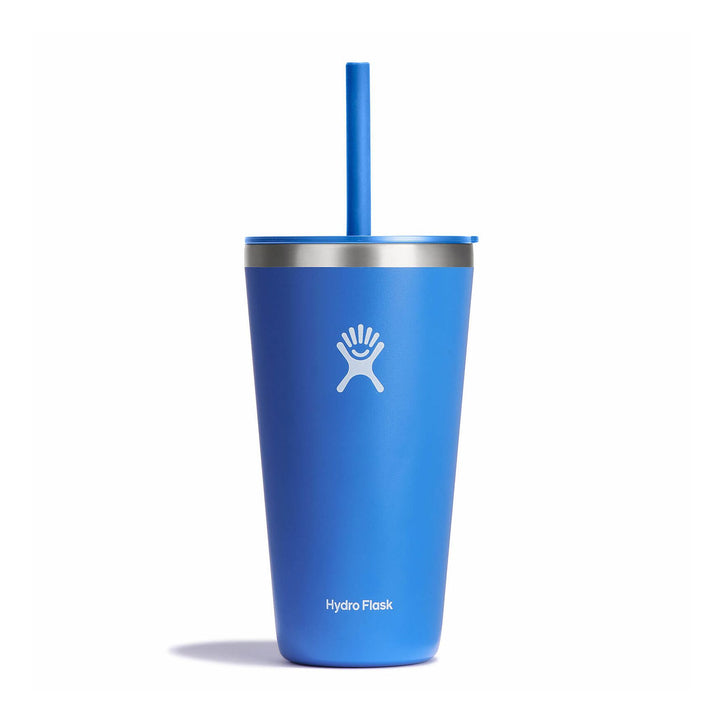 Hydro Flask 28 oz All Around Tumbler with Straw Lid Color: Cascade  5