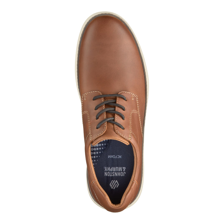 Men's Johnston & Murphy McGuffey 2 Plain Toe Color: Tan 4