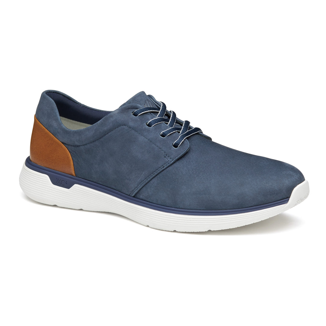 Men's Johnston & Murphy XC4 Prentiss 2.0 Waterproof Plain Toe Color: Navy   1