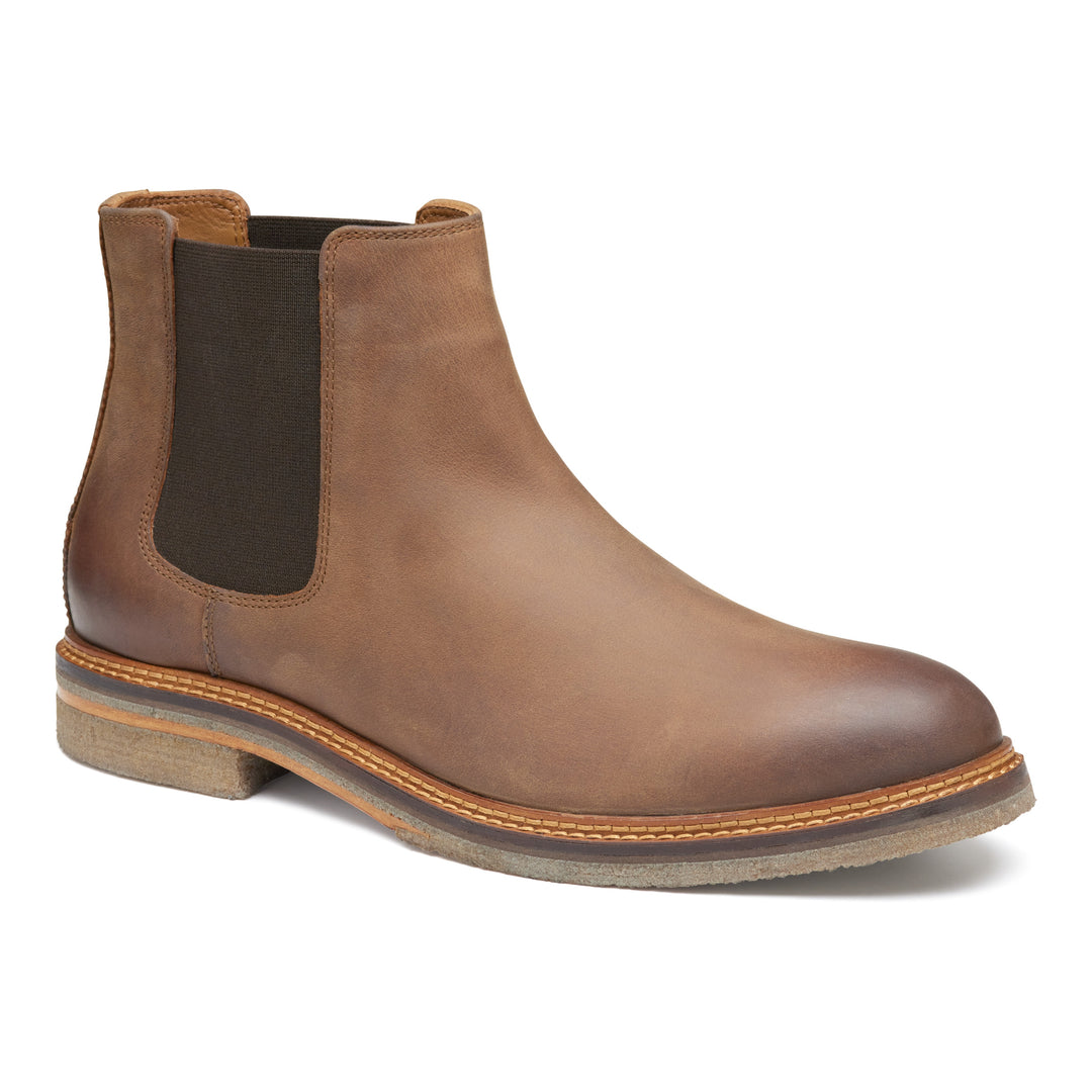 Men's Johnston & Murphy Calder Chelsea Boot Color: Brown  1