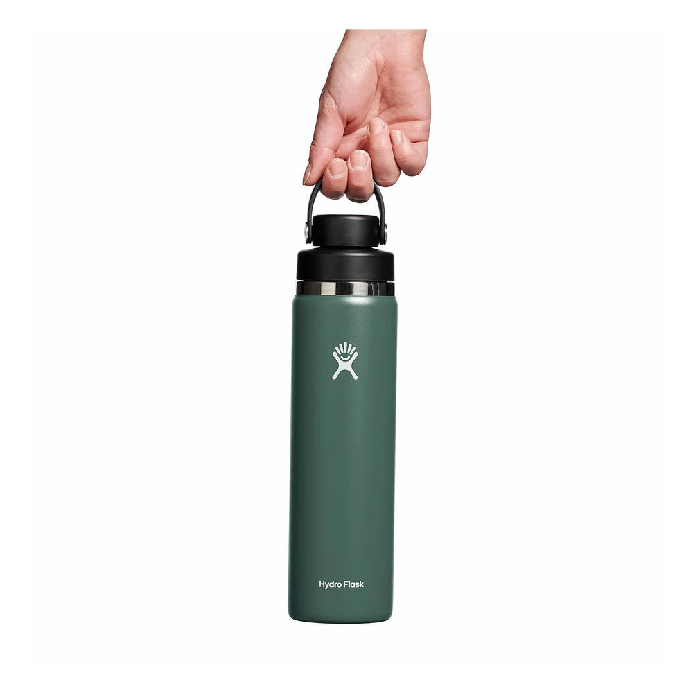 Hydro Flask 24oz Wide Mouth with Flex Chug Cap Color: Fir  2