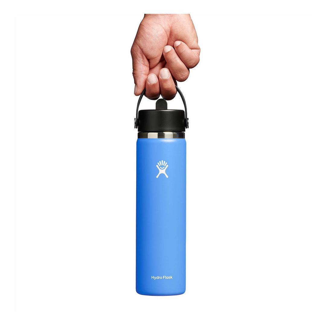 Hydro Flask 24oz Wide Mouth with Flex Straw Cap Color: Cascade  2