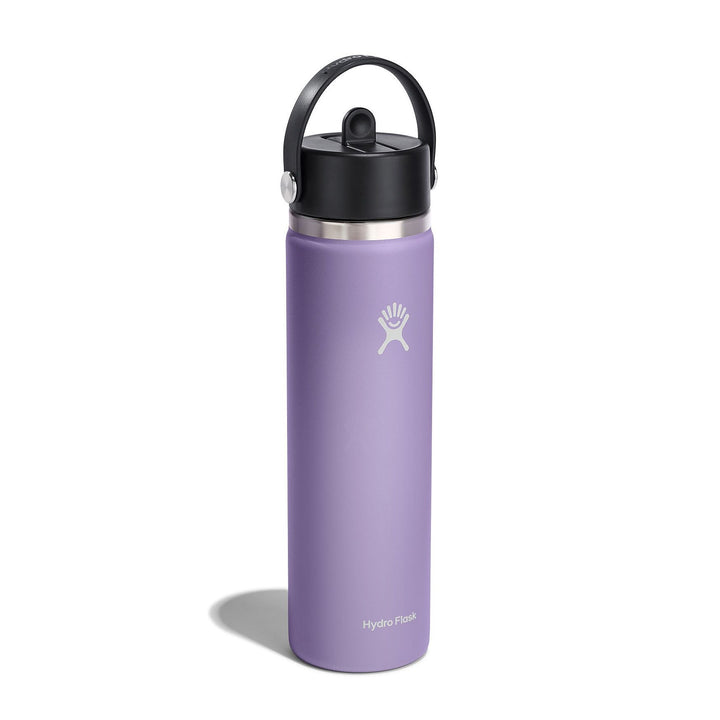 Hydro Flask 24oz Wide Mouth with Flex Straw Cap Color: Moonshadow  2