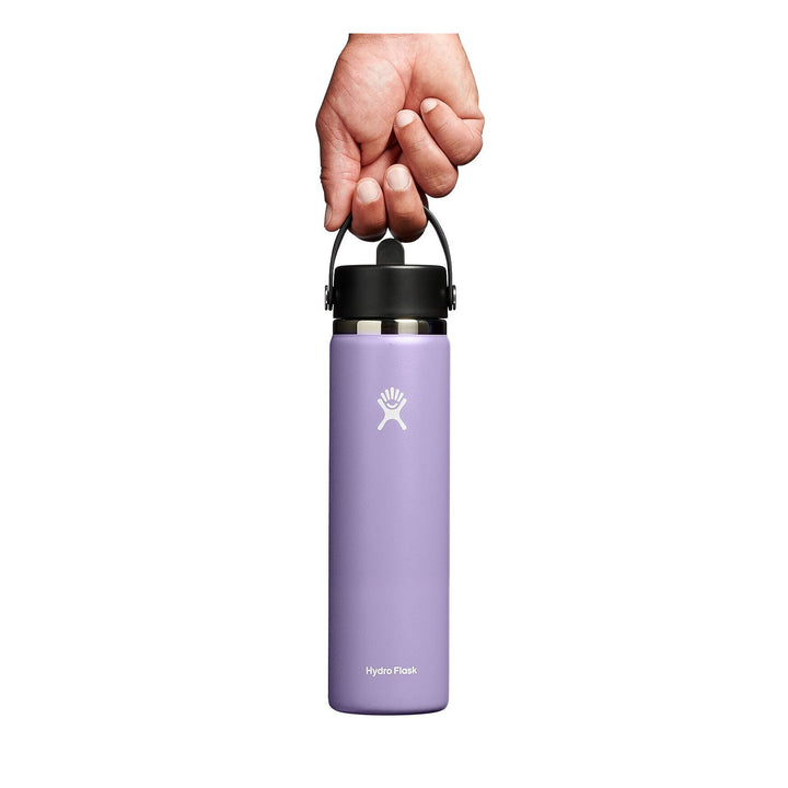 Hydro Flask 24oz Wide Mouth with Flex Straw Cap Color: Moonshadow  3