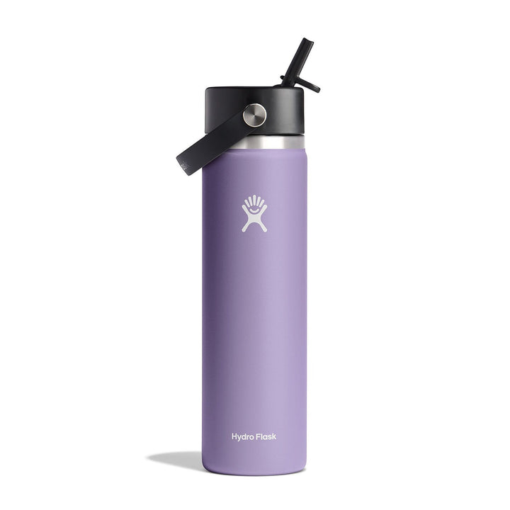 Hydro Flask 24oz Wide Mouth with Flex Straw Cap Color: Moonshadow  1