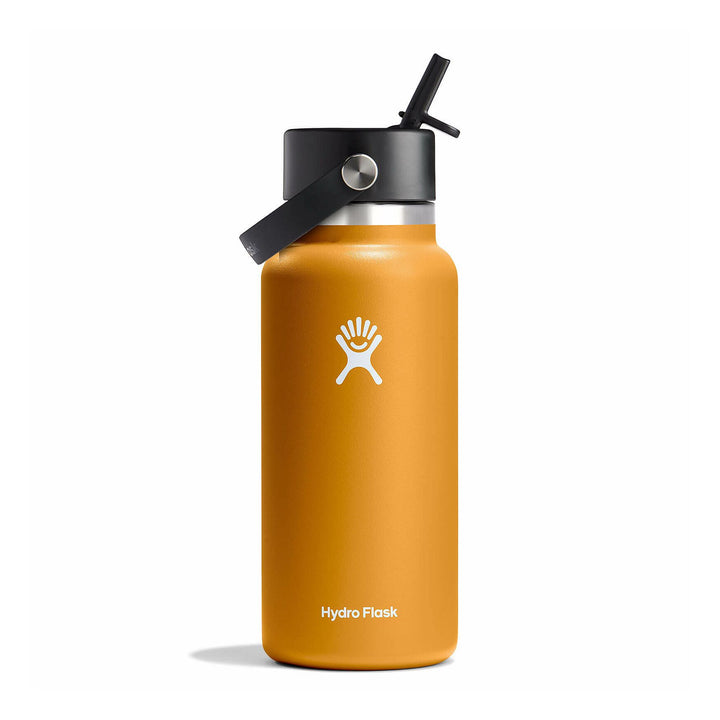 Hydro Flask 32 oz Wide Mouth with Flex Straw Cap Color: Fossil  3