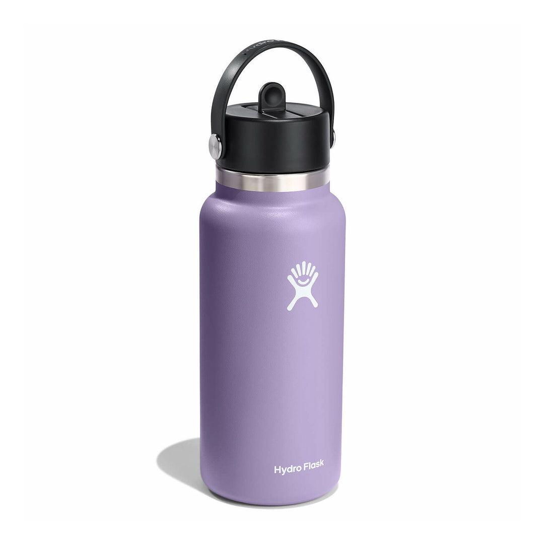 Hydro Flask 32 oz Wide Mouth with Flex Straw Cap Color: Moonshadow  2