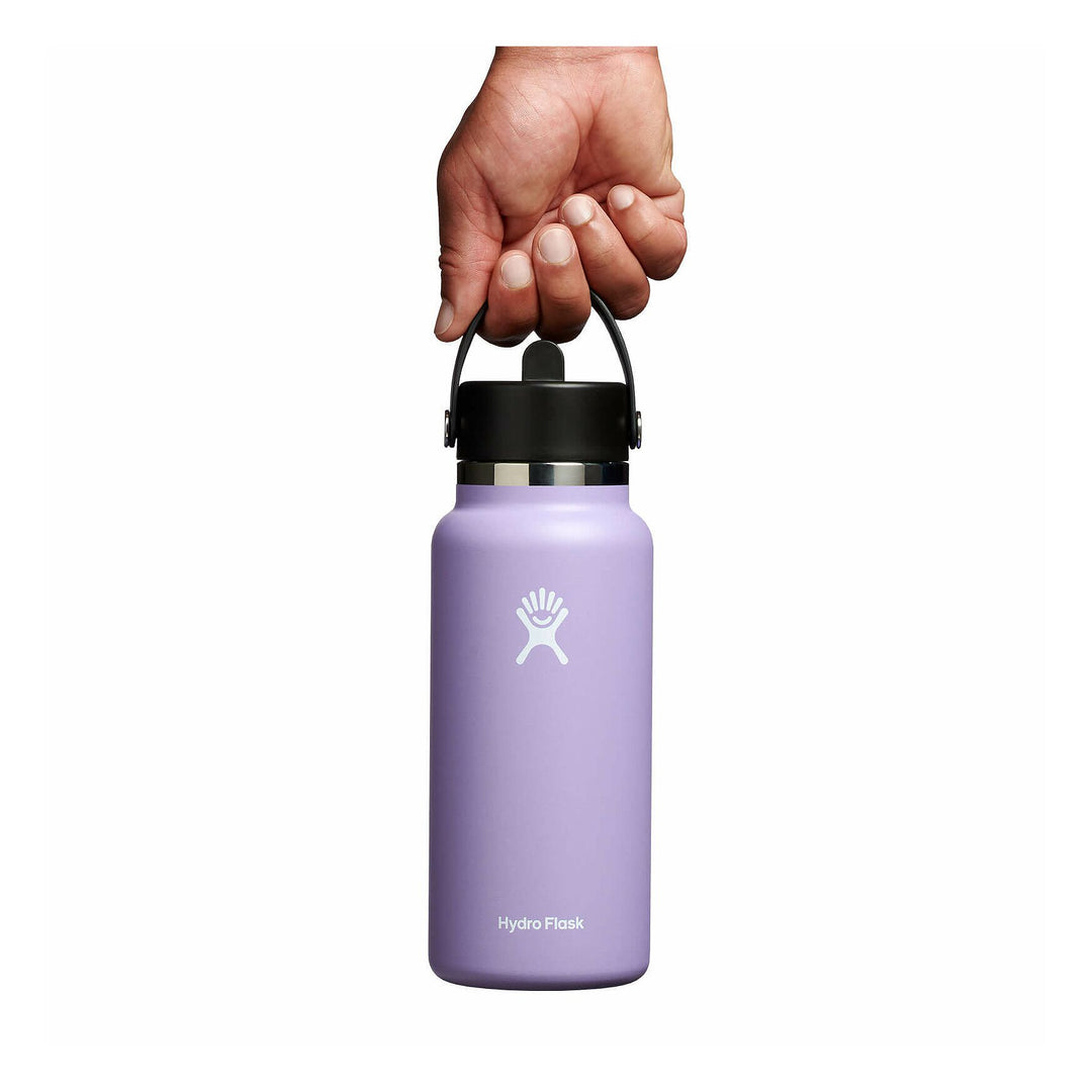 Hydro Flask 32 oz Wide Mouth with Flex Straw Cap Color: Moonshadow  3