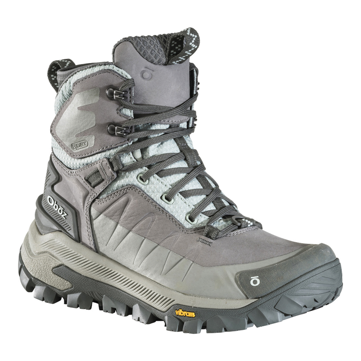 Women's Oboz Bangtail Mid Insulated Waterproof Color: Winter Quartz 