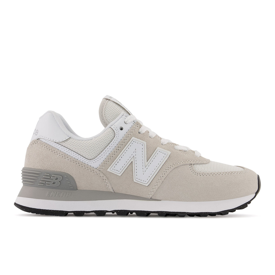 Women's New Balance 574 Core Color: Nimbus cloud with White  1