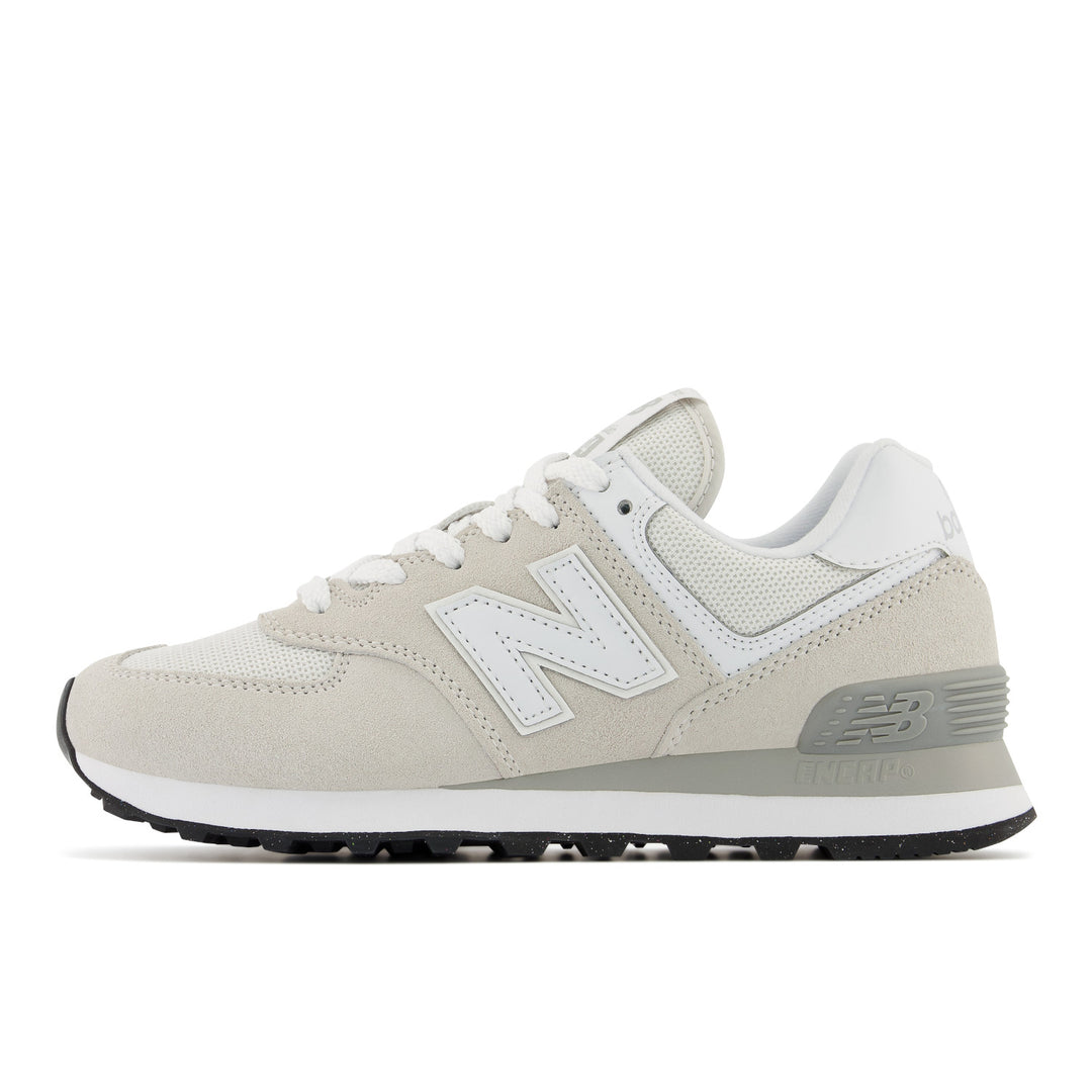 Women's New Balance 574 Core Color: Nimbus cloud with White  2