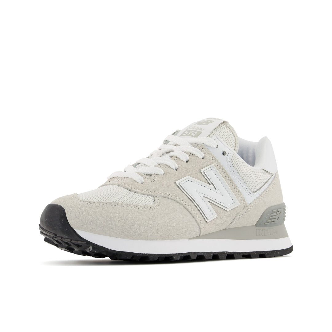 Women's New Balance 574 Core Color: Nimbus cloud with White  8