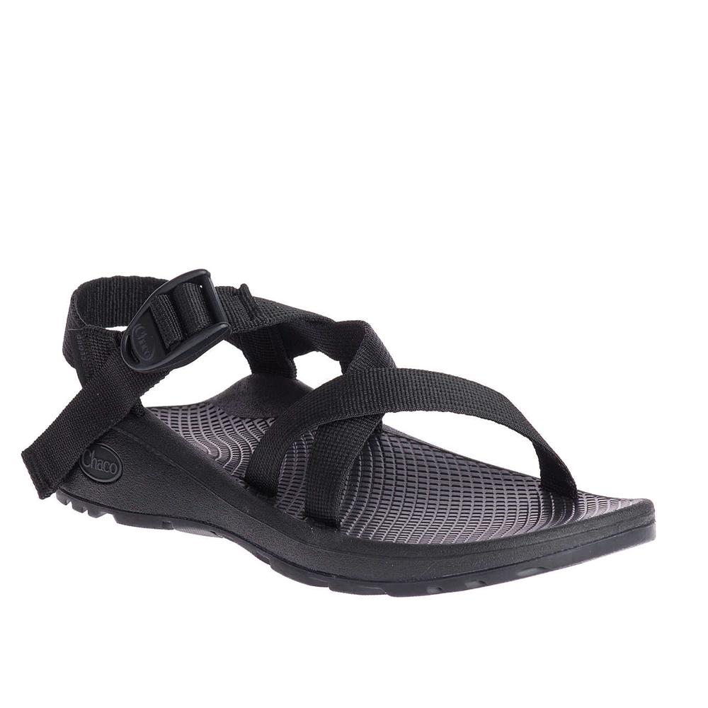 Women s Chaco Z Cloud Cushioned Sandal Color Solid Black WIDE