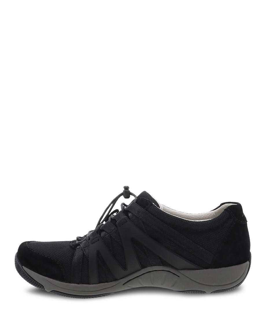 Women's Dansko Henriette Color: Black/Black Suede (WIDE WIDTH)