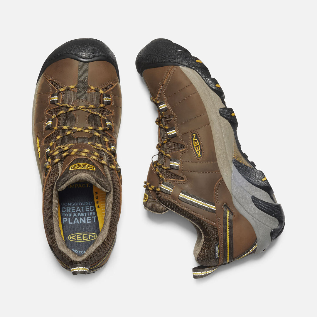 Men's KeenTarghee II Waterproof Color: Brown/ Golden Yellow