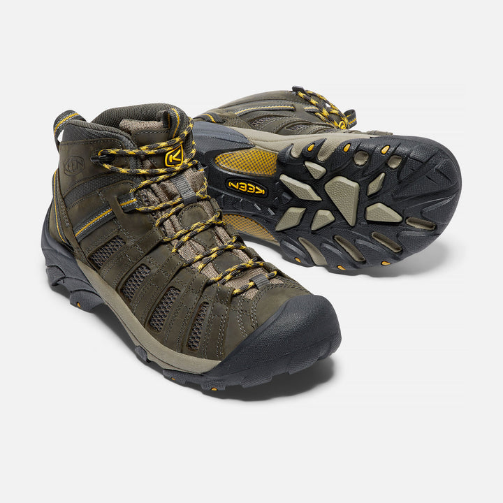 Men's Keen Voyageur Mid Color: Raven/ Tawny Olive 