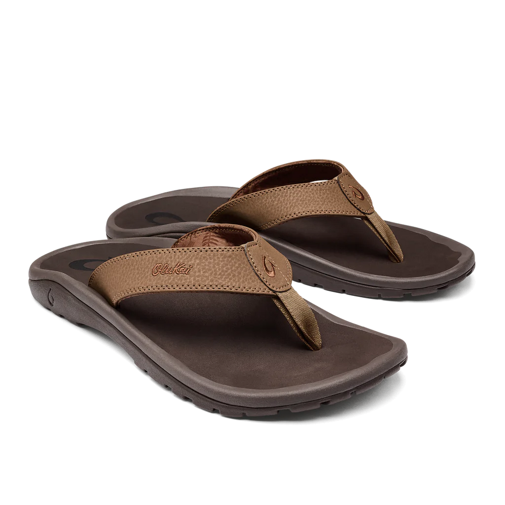 Men's Olukai 'Ohana Color: Tan / Dark Java