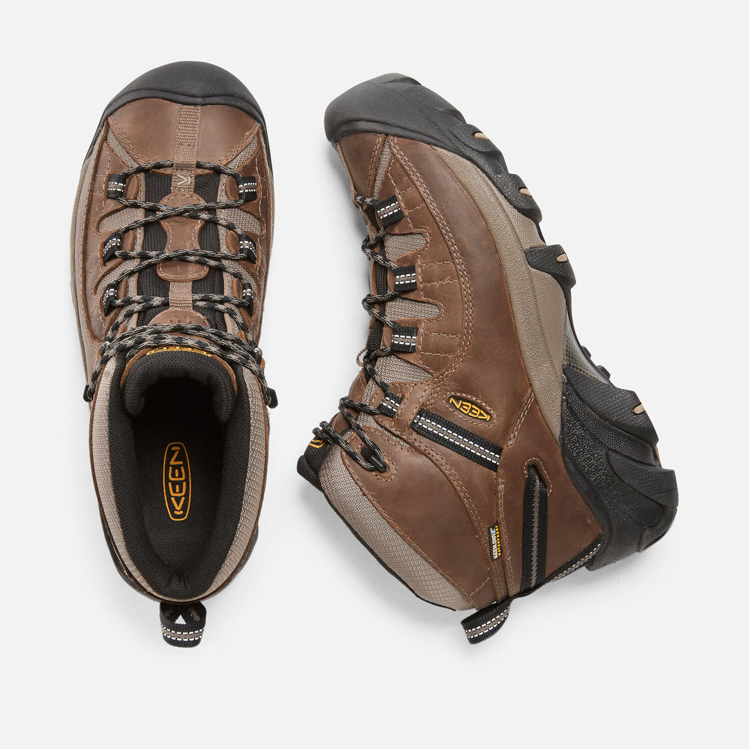 Men's Keen Targhee II Waterproof Mid Color: Shitake/ Brindle (WIDE WIDTH)